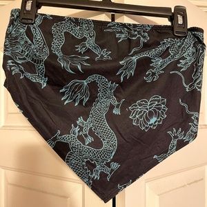 Bandeau Dragon Crop Top